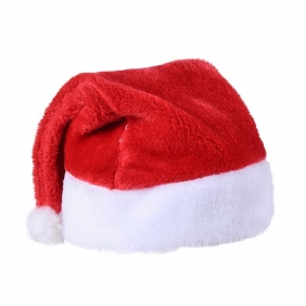 1 Kpl Pehmoiset Jouluhatut Tukkumyynti Aikuisille Lapsille Punaiset Joulukoristelutarvikkeet Hatut