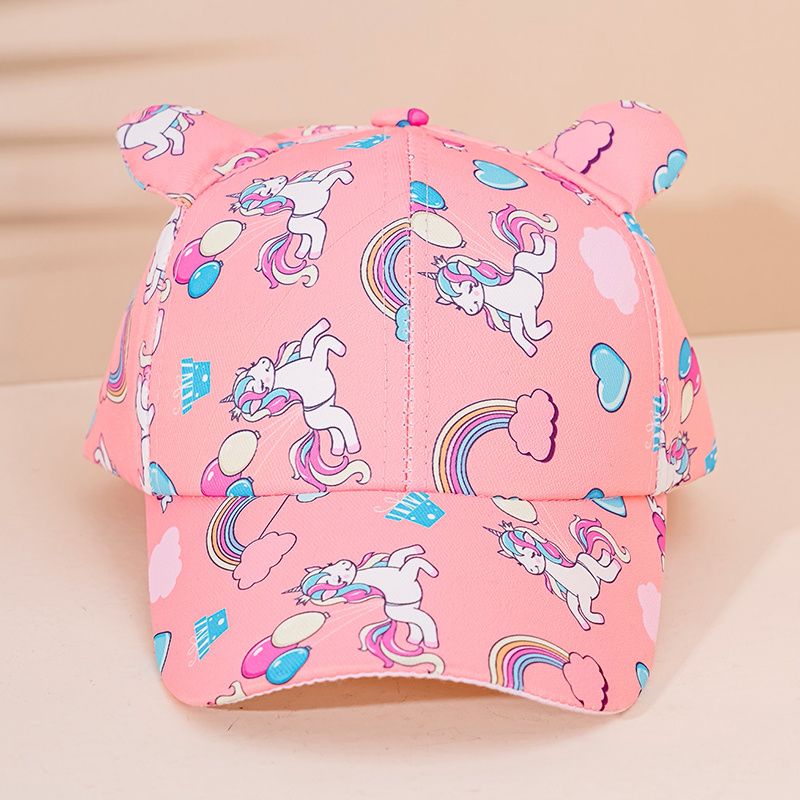 Lasten Rainbow Love Unicorn Baseballlippis