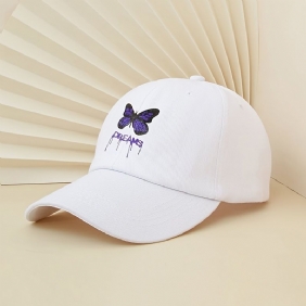 Printed Dreams Purppura Butterfly Lippalakki Ulkoilu Muoti Rento Hattu Naisten Tytöille