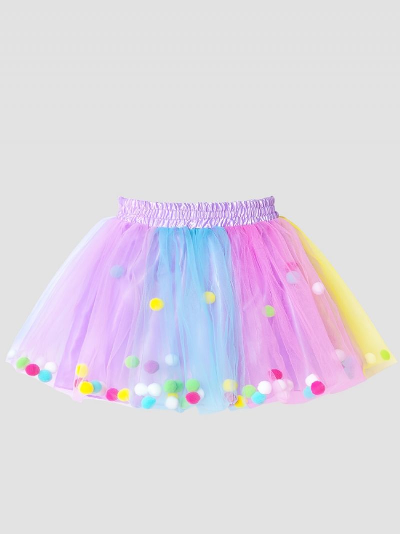 Tytöt Prinsessa Rainbow Tutu Hameet Balettiverkkohame Juhlapuku Vaatteet Lastenvaatteet
