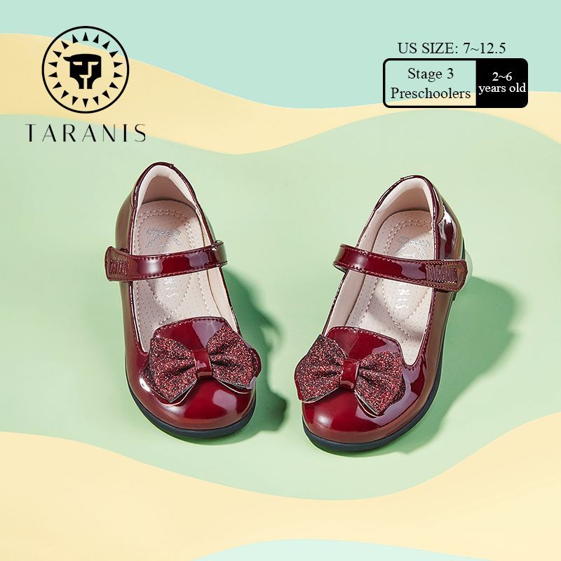 Taaperotytöt Mary Jane Flats Prinsessa Juhla Rusetti Mekko Koulupuku Oxford Nahka Kengät Lapsille / Pienille