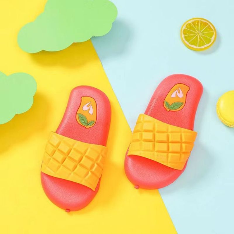 Pojat Tytöt Pehmeäpohjainen Liukumaton Mango Design Tossut Sarjakuva Sisäliukumäet