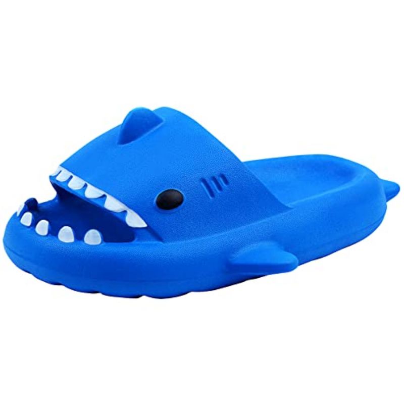 Pojat Tytöt Shark Tohvelit Pehmeäpohjainen Liukumaton Quick Dry Slide