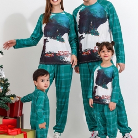 2022 Joulusarjakuva Dinosaurs Party Pyjama Perhepyjama