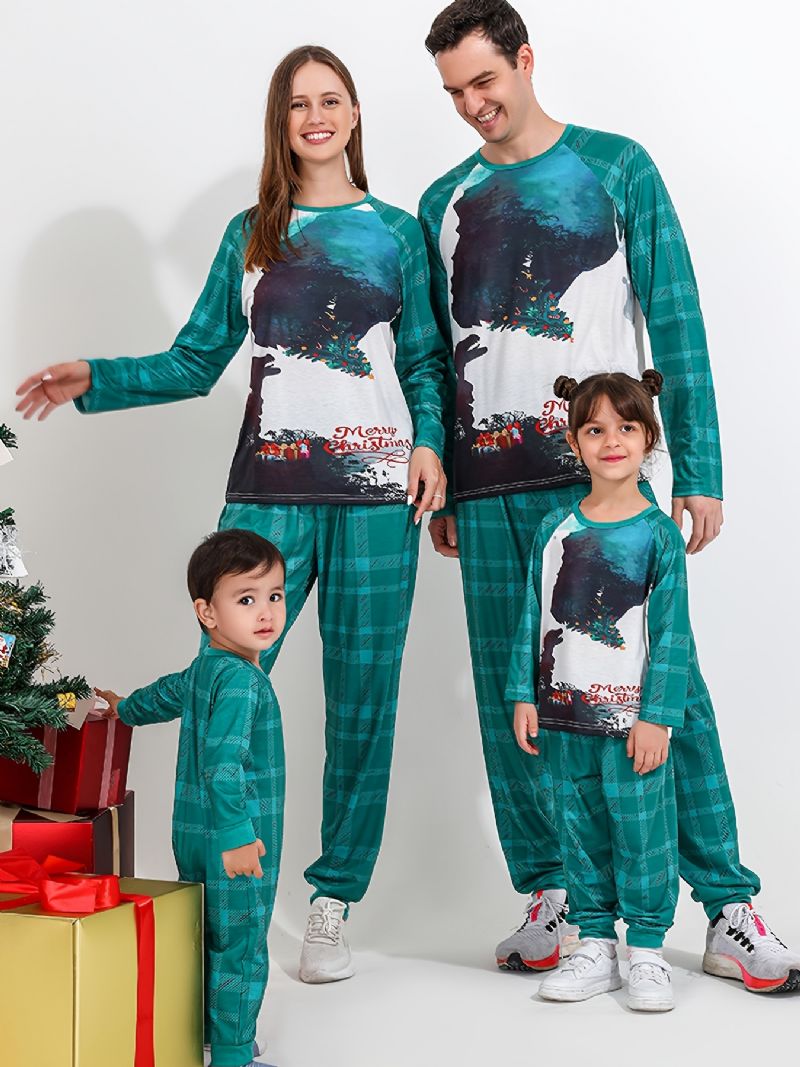 2022 Joulusarjakuva Dinosaurs Party Pyjama Perhepyjama