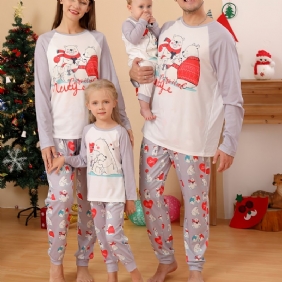 2022 Syksy Talvi Uusi Poikien Tyttöjen Joulujuhlasetti Pyjamasetti