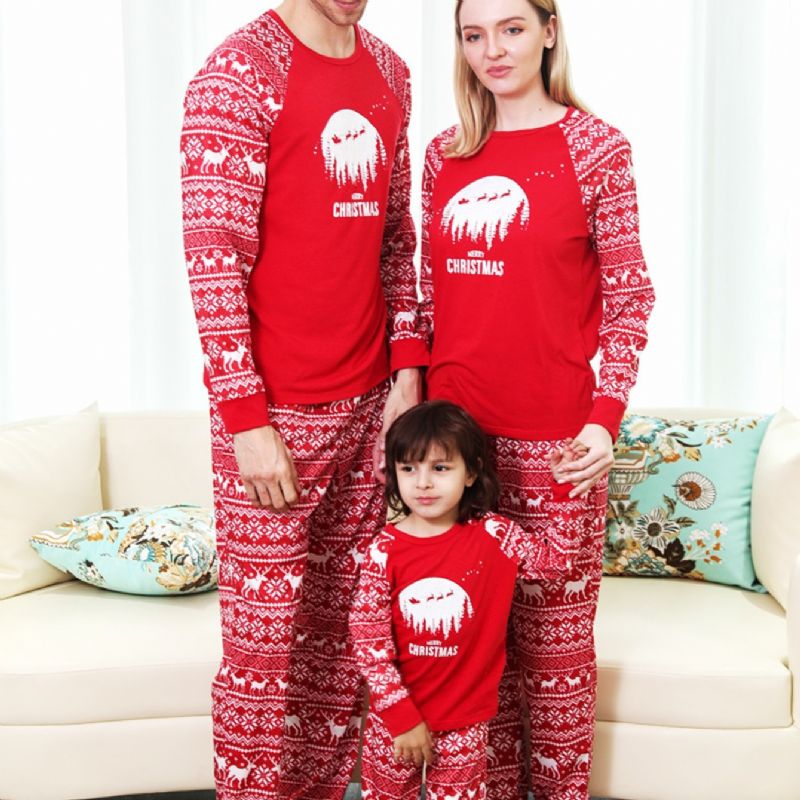 Lasten Vuoden 2022 Uusi Joulupuku-pyjamasetti