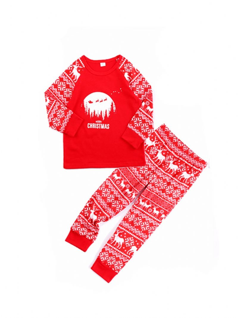 Lasten Vuoden 2022 Uusi Joulupuku-pyjamasetti