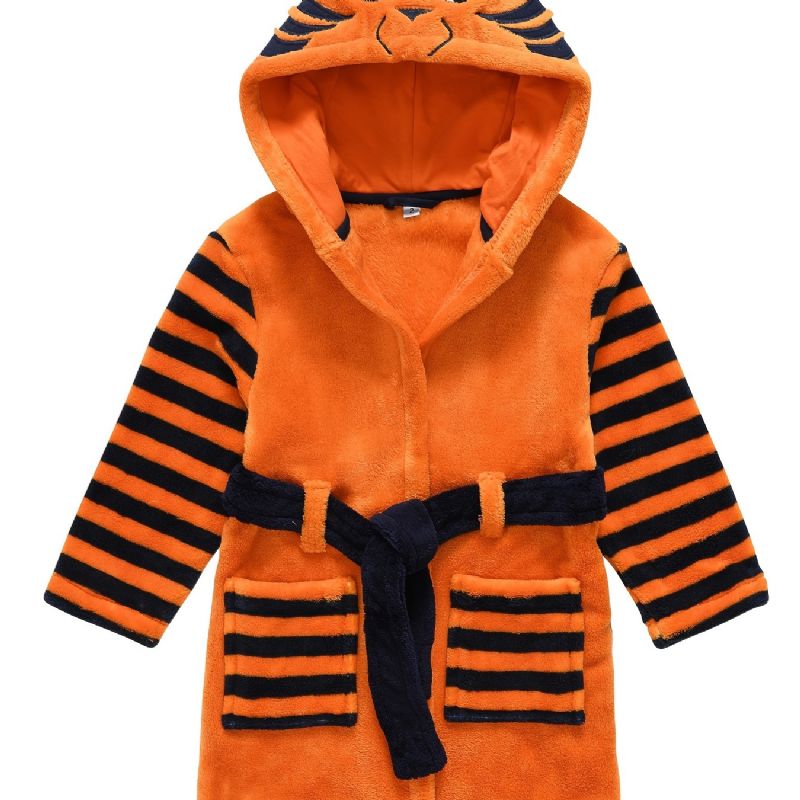 Poikien Kylpytakki Tiger-muotoinen Pyjama-kylpytakki