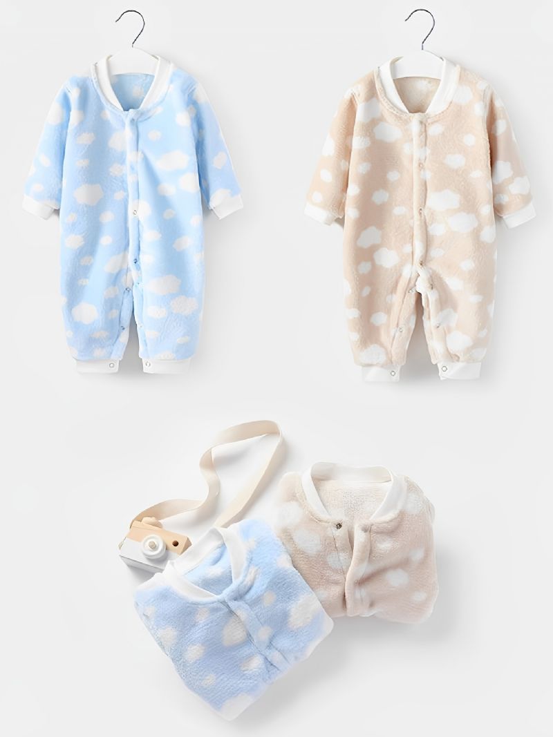 Taaperoiden Vauvan Fleece Söpö Pehmeä Lämmin Pyjama-haalari
