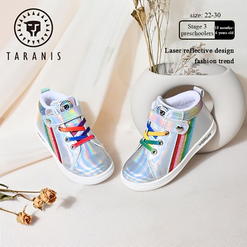 Rainbow Glitter Comfort Mid-top Tennarit Syksy Talvi