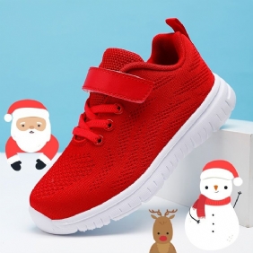 Toddler Lasten Christmas Element Tape Hengittävä College Style Rento Sneakers Kengät