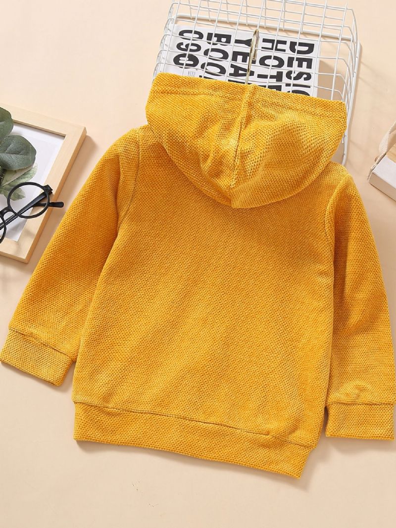 Toddler Lasten Solid Cardigan Tyttöjen Pitkähihainen Takki