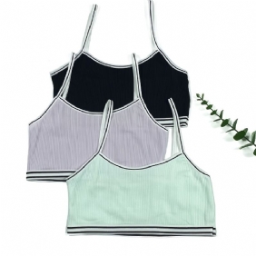 3kpl / Setti Tyttöjen Rintaliivit Cotton Bralette Tank Top