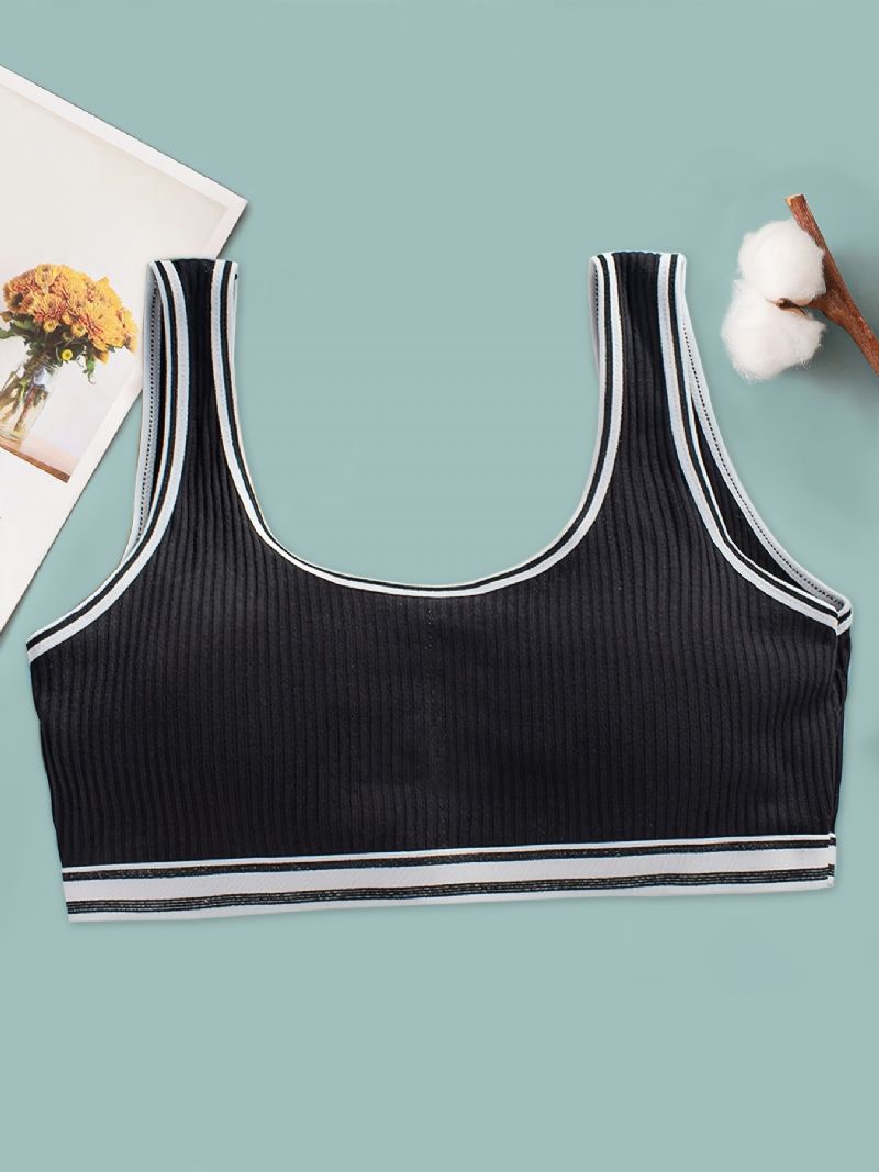 3kpl Tyttöjen Harjoitusrintaliivit Saumattomat Joustavat Urheilu Bralette Hihaton Crops Tanktopit Alusvaatteet