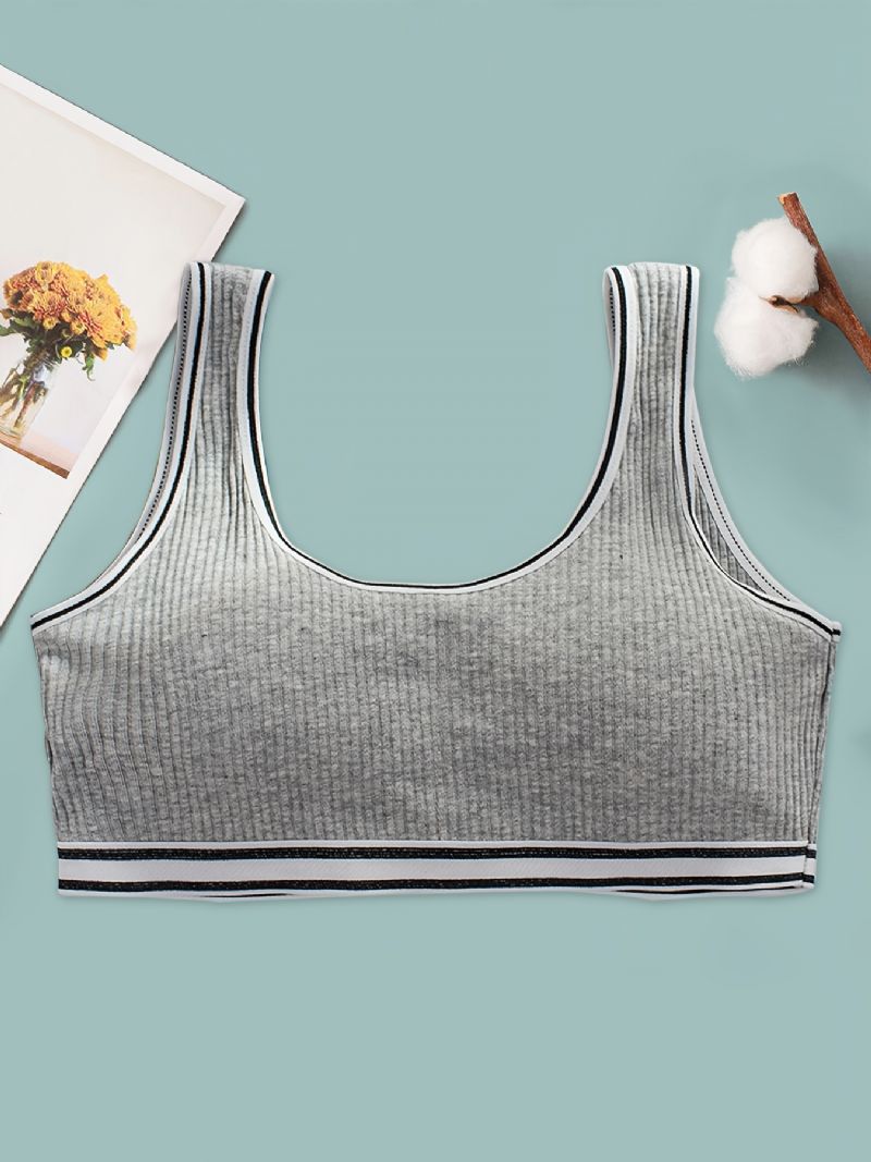 3kpl Tyttöjen Harjoitusrintaliivit Saumattomat Joustavat Urheilu Bralette Hihaton Crops Tanktopit Alusvaatteet