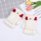 White Flip Gloves