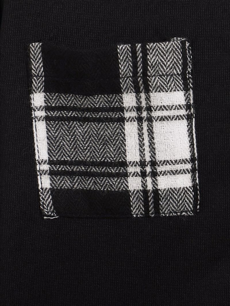 Lapset Pojat Plaid Patchwork Hupullinen Takki Lasten Vaatteet Talvi Uusi