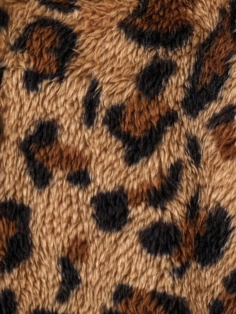 Syksyn Talvi Vauvan Muoti Leopard Paksuuntunut Lämmin Fleecetakki