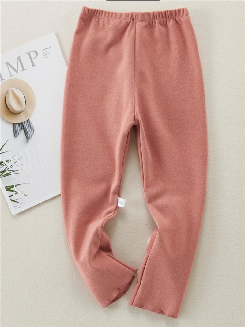 Tytöt Söpöt 3d Rabbit Ear Solid Pants Legging Syksy & Talvi