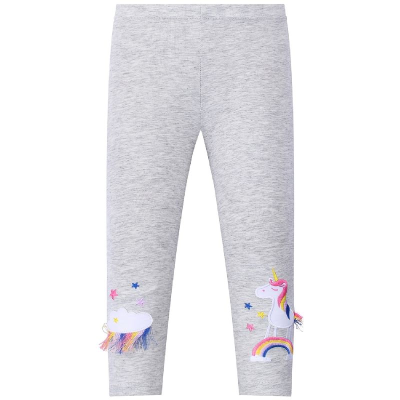 Tyttöjen Rento Stretch Tassel Unicorn Leggingsit