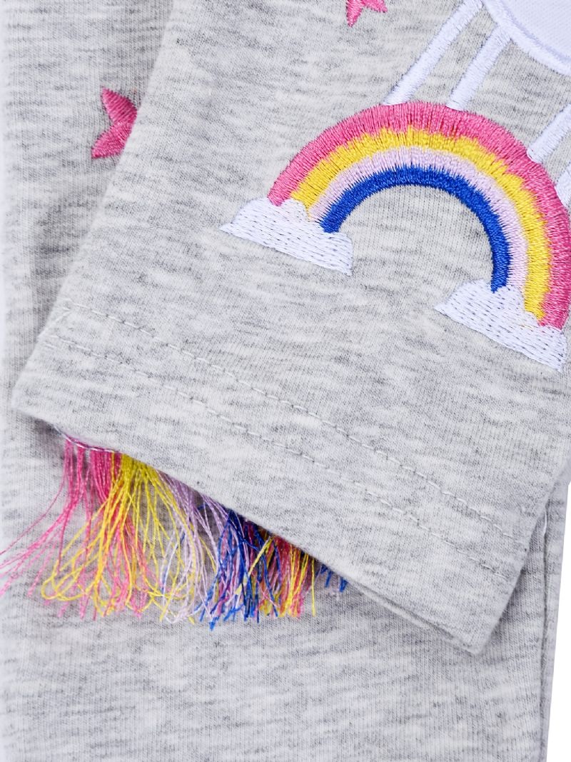 Tyttöjen Rento Stretch Tassel Unicorn Leggingsit