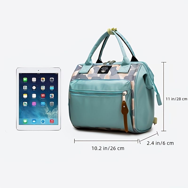 Monikäyttöinen Suurikokoinen Vaippalaukkureppu Poikavauvojen Tytölle Crossbody Mommy-laukkulle