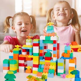 Suurirakeinen Rakennuspalikka Lasten Isokokoinen Kokoonpanopalapeli Pojille Tyttöjen Kokoonpanolelu 2-3-6-vuotiaille Vauvoille Yhteensopiva Lego Debaon Kanssa (pussitettu)
