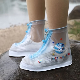 Vauvan Lasten Rain Boot Sand Control Liukumattomat Vedenpitävät Kengänsuojat Pojille Tytöille
