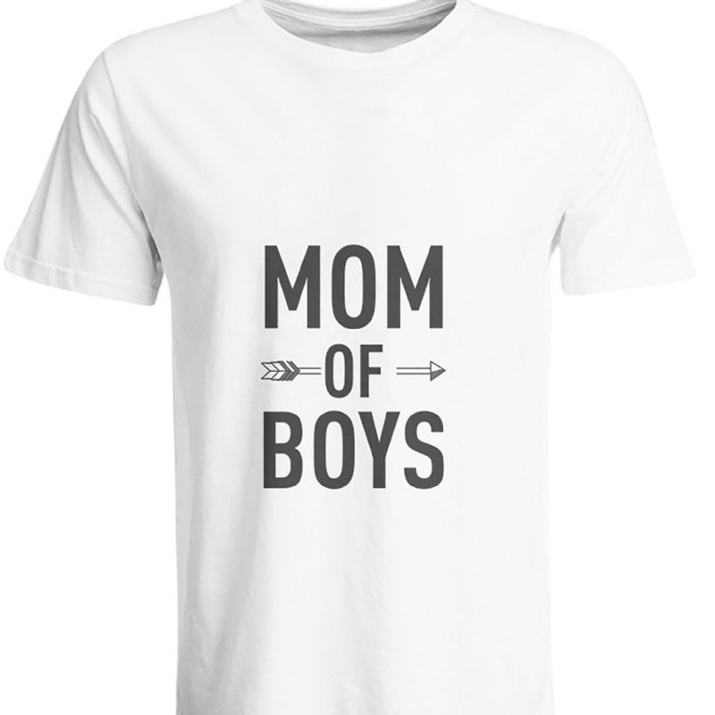 Rento Mom Poikien Kukkakuvioinen T-paita Söpö Crew Neck Löysä Lyhythihainen Muoti Topit Naisten Vaatteet