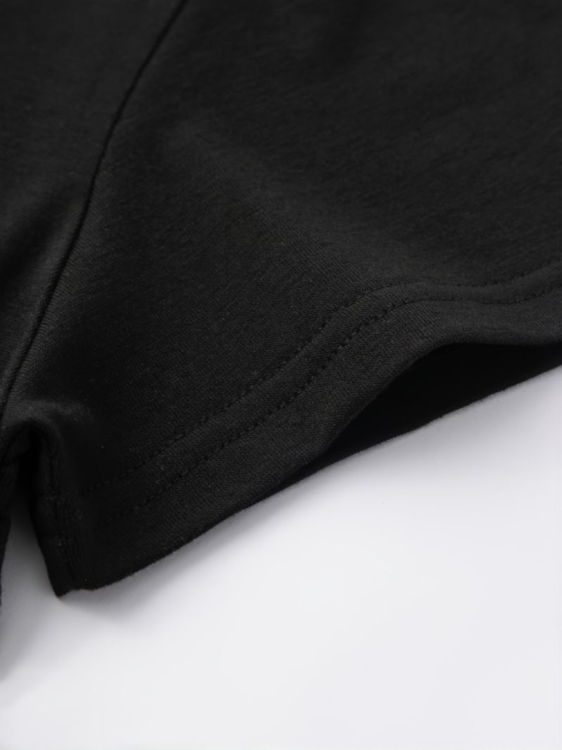 Tyttö Print Crew Neck T-paita Rento Löysä Lyhythihainen Muoti Kesä T-paidat Topit Naisten Vaatteet
