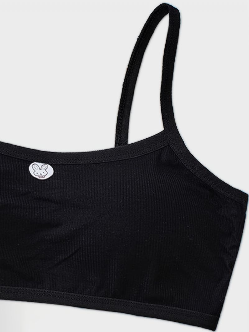 3kpl Teinityttöjen Rento Söpö Alushousu Liivi Kiinteä Camisole Spagettihihnoilla