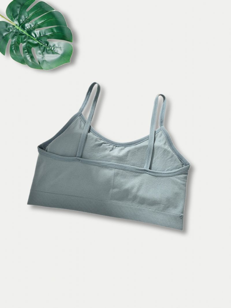 6 Kpl Tyttöjen Soft Bra Sport Vest Camisole Irrotettavalla Pehmusteella Lasten Alusvaatteet