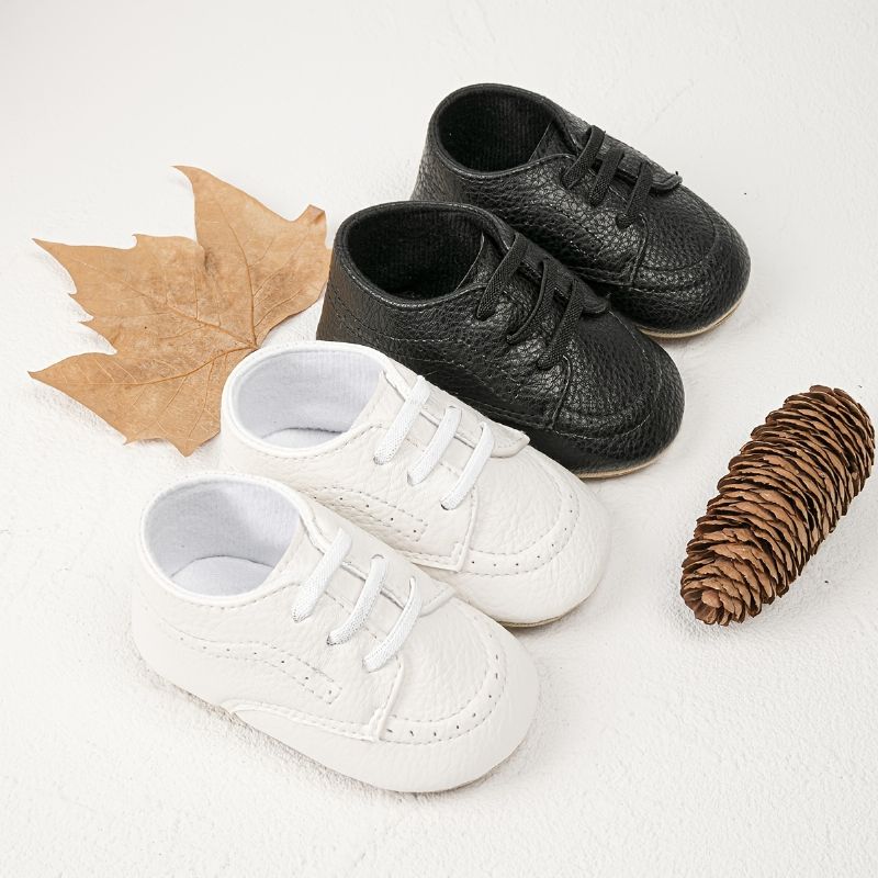 Infant Vauvan Poikien Pu-nahkaiset Loafers Prewalker Kengät