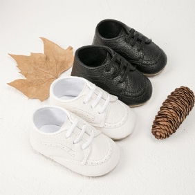 Infant Vauvan Poikien Pu-nahkaiset Loafers Prewalker Kengät