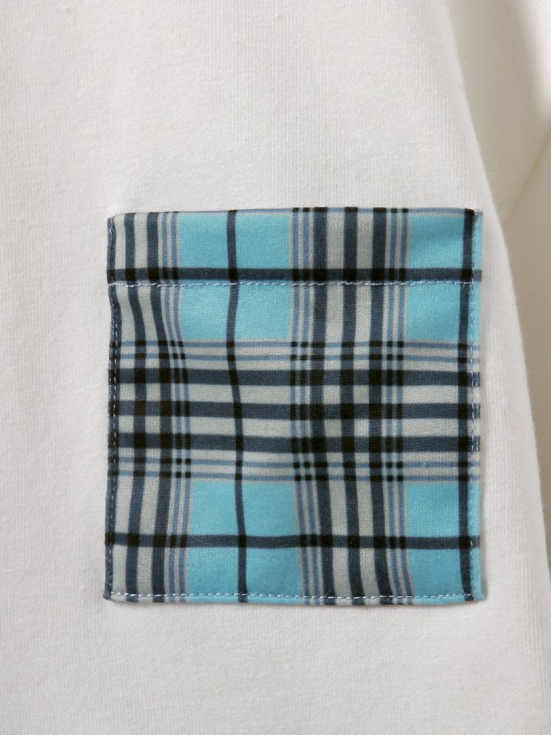 2kpl Poikien Blue Gingham Collegepaitasetti