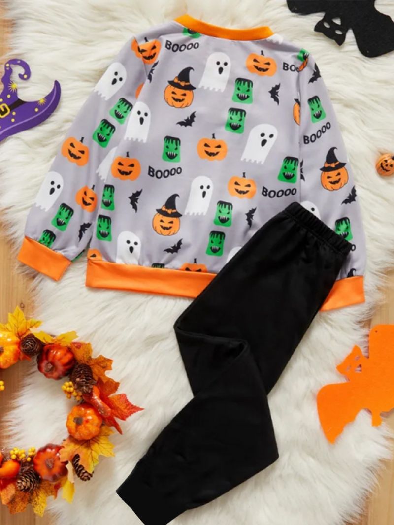 2kpl Poikien Halloween Casual Puku