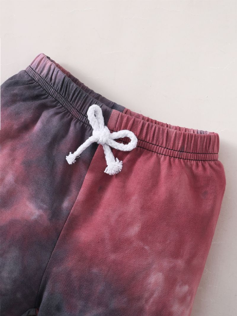 2kpl Poikien Tie Dye Lyhythihaiset Shortsit