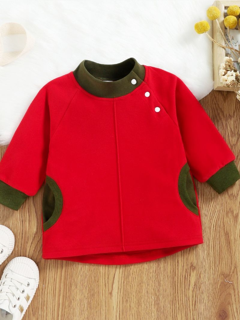 2kpl Toddler Poikien Pitkähihainen Urheilu Colorblock Setti