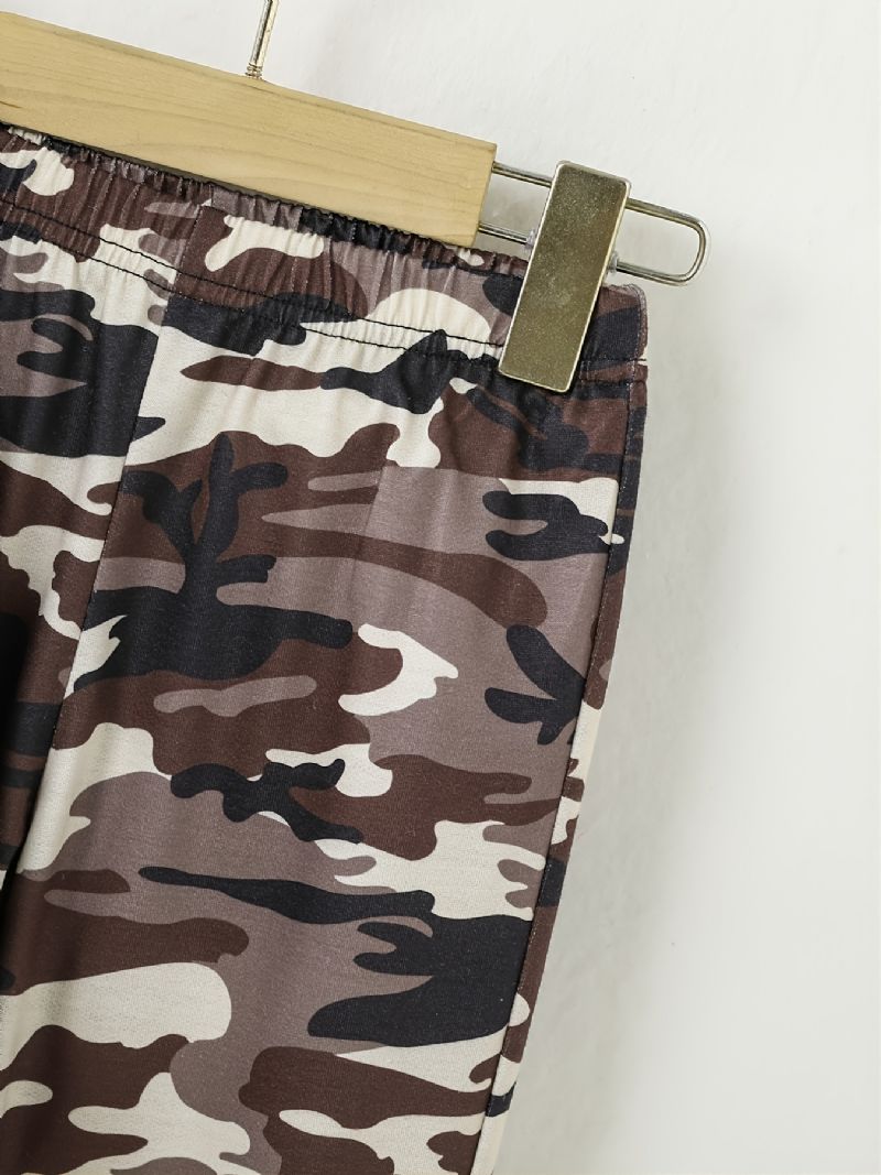 Vauvan Poikien Camo Pullover Huppari Ja Yhteensopivat Lenkkeilyhousut