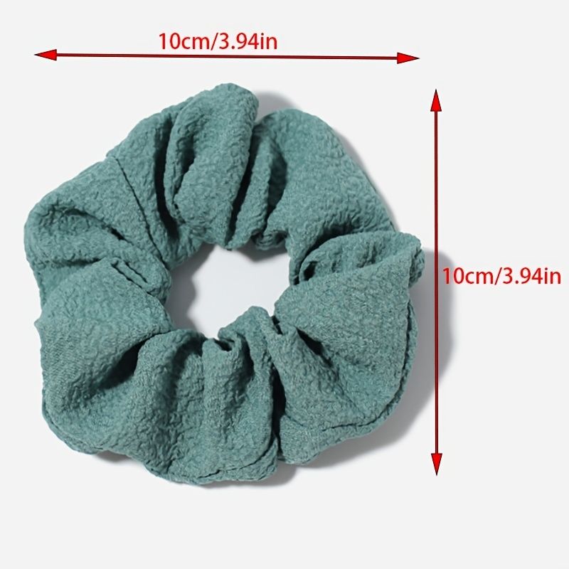 Hair Scrunchies Yksivärinen Elastinen Hiusnauha 12 Kpl Hiustarvikkeet Naisille Tai Tytöille