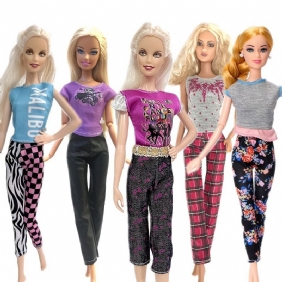 Muoti Päivittäinen Rento Urheilutoppi Pusero Hame Housut Mekko Barbie-nukkekauppaan Asusteet