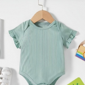 Unisex Vauvan Ruffle Sleeves Onesie Jumpsuit Romper Vaatteet