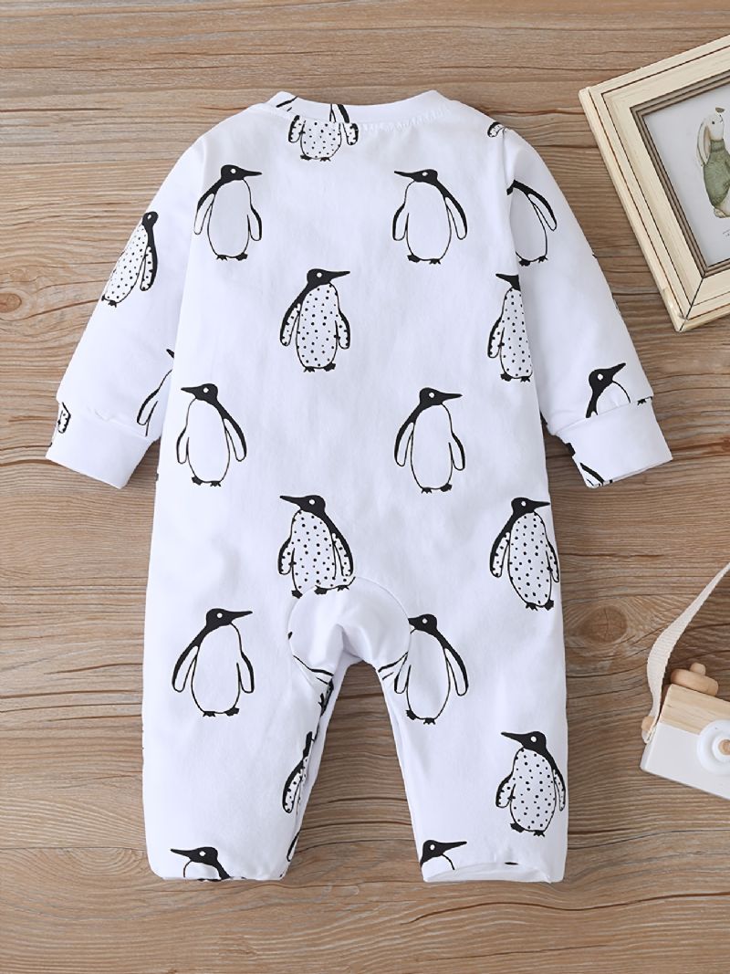 Vauvan Tyttöjen Jalkineet Penguin Print Rompers Jumpsuits