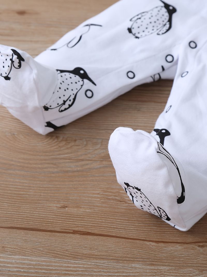 Vauvan Tyttöjen Jalkineet Penguin Print Rompers Jumpsuits