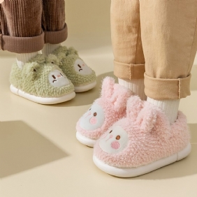 Pojat Tytöt Tossut Pehmo Luistamaton Sisäkäyttöinen Thermal Rabbit Design Eva Kengät Talvi Uudet