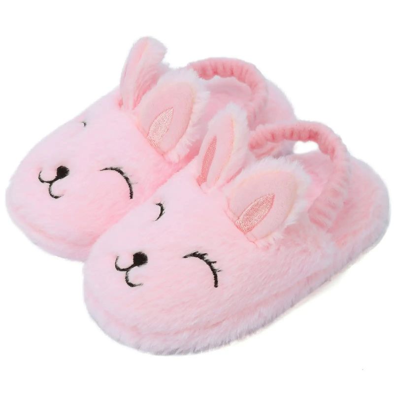 Toddler Lasten Bunny Animal Sisätossut Memory Foam Pohjallisilla Kotikengät