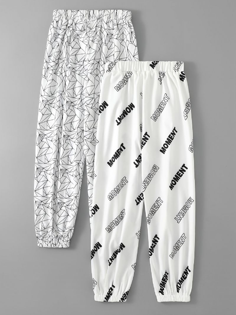 2kpl / Setti Tyttöjen Polyester Vintage Pants