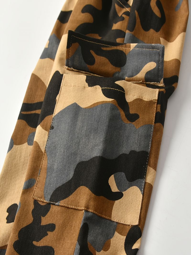 Poikien Camo Rennot Taskuhousut Kevääseen/syksyyn