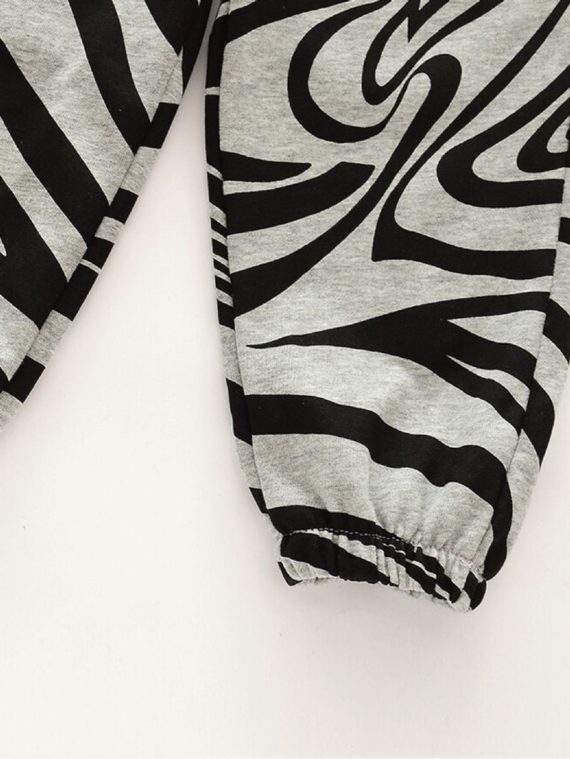 Poikien Koti Zebra Knit Pants Syksy Talvi Uusi